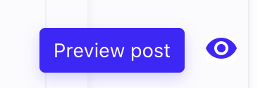 Preview Post Icon (Button) in Side Toolbar in Setka Editor